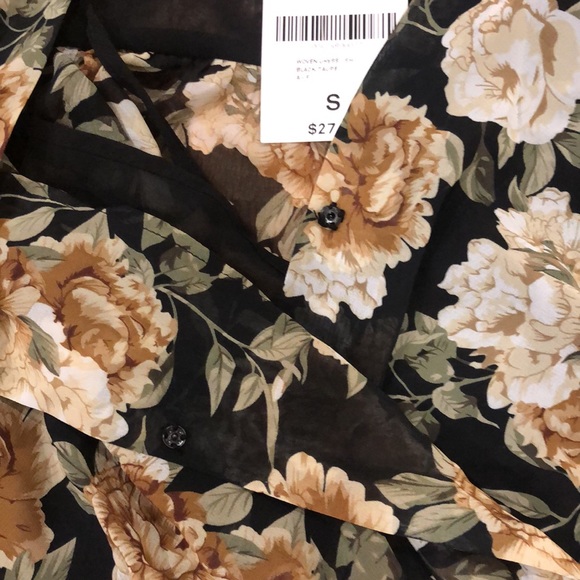 NWT Flower Rose Printed Mini Dress - Picture 3 of 6